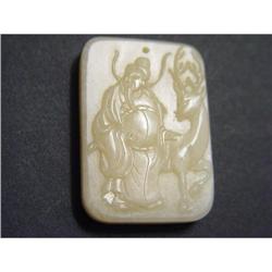 Chinese carved  jade  Pendant #1339185