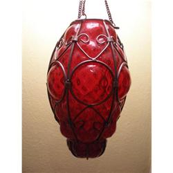 Ruby murano  glass pendant #1339227