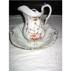 Porcelain de Paris Pitcher with bowl 1820 #1339300