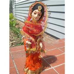 India doll with composition/plaster face red #1356032