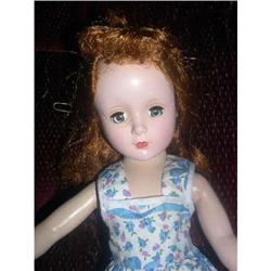 Hard Plastic strung doll unmarked 1950's #1356188