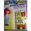 Image 1 : Raggedy Andy Doll and Play Set Knickerbocker #1356217