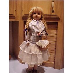 22 K*R rare #255 celluloid& kid body doll #1356333