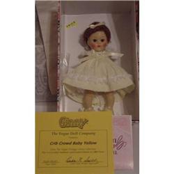  Doll Ginny Crib Crowd Baby  in Yellow MIB #1356723