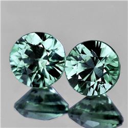 Natural Bluish Green Sapphire Pair (Flawless)Unheated