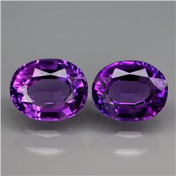 Natural Amethyst Pair 20.21 Carats