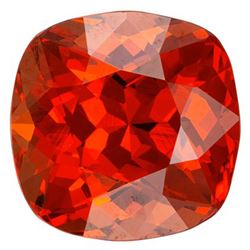 Natural Mandarin Orange Spessartite Garnet - Certified