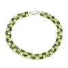 Image 2 : Natural Peridot Chrome Diopside 93.56 Cts Bracelet