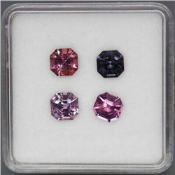 Natural Fancy Color Spinel Myanmar 4Pcs/4.19Ct.