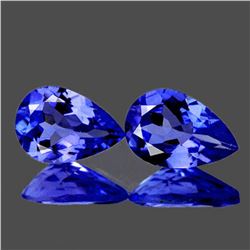 Natural Purple Blue Tanzanite Pair -  FL