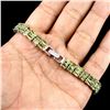 Image 3 : Natural Top Rich Green Peridot Bracelet