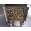 Image 2 : Antique Chinese Carved Bronze Dragon Incense Burner