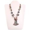 Image 1 : Tibet Natural Stone Tribal Queen Royal Necklace