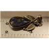 Image 6 : Beautiful Southwest - Afghani Copper Lapis Pendant.