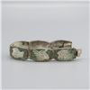 Image 2 : Native American .925 Silver Turquoise Inlayed Bracelet