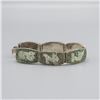 Image 3 : Native American .925 Silver Turquoise Inlayed Bracelet