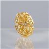 Image 3 : GORGEOUS 14 Kt GOLD PLATED FLOWER PENDANT