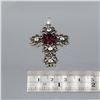 Image 3 : RARE 2 PIECE MARCASITE BROOCHE/PENDANT LOT