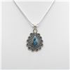 Image 2 : GORGEOUS 3.25 CT NATURAL BLUE TURQUOISE PENDANT