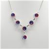 Image 3 : Gorgous 2 Piece Lab Alexandrite Jewelry Set.