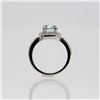 Image 3 : Stunning 3 Ct Emerald Green Colored Diamond Ring.