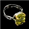 Image 3 : Natural Handmade Two Tone Yellow Lemon Quartz Ring
