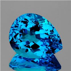 Natural Magnificent Swiss Blue Topaz 20x16 MM - FL