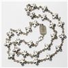 Image 1 : Solid Sterling Silver KING BABY Cross Link Chain.  Measures 24" in length with a total weight of 103