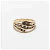Image 1 : Lady's 14K Yellow Gold Channel Set Cubic Zirconia Band - Size 5 1/2.  Total weight of 3.87 grams.