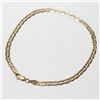Image 1 : 10K Yellow Gold Anchor Chain Bracelet. Measures 10" in length with a total weight of 4.71 grams.