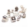 Image 1 : Lot of Persona Sterling Silver Charms.  You will receive 7 Different Charms in this lot with a total