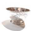 Image 1 : BIRKS Sterling Silver Etched Sugar Bowl.  Bowl measures 2 1/4" in height with a diameter of 3 3/4". 