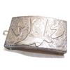 Image 1 : Vintage Mexico Sterling Silver Belt Buckle signed RMG.  Buckle measures 3 1/4" long by 2" wide with 