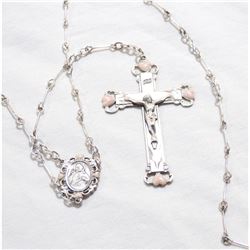Vintage Sterling Silver Rosary. Total weight of 14.4 grams.