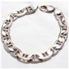 Image 1 : Sterling Silver Mariner Link Bracelet with Lobster Clasp.  Total weight of 30.9 grams.
