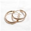 Image 1 : Lady's 10K Yellow Gold Hoop Earrings. Total weight of 0.81 grams.
