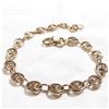 Image 1 : Lady's 14K Yellow Gold Solid Gucci Link Bracelet.  Measures 7 3/4" in length with a total weight of 
