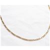 Image 2 : 18K Yellow Gold 2mm Figaro Link Chain with Lobster Clasp. Measures 20" in length. Total weight of 6.