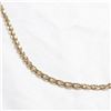 Image 2 : 10K 'Canada' 3mm Anchor Link Chain with Lobster Clasp.  Measures 22" in length.  Total weight of 8.5