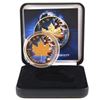 Image 1 : 2018 Canada $5 Coloured/Gilt -Screaming Skull- 1oz Fine Silver Maple (Tax Exempt) Coin comes encapsu