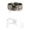 Image 1 : 1966 Canada Silver 50ct Coin Custom Jewellery Ring Size 10 - Made from a real 50-cent coin!