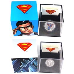 2013 Canada $15 Modern Day Superman 1/2oz & 2013 Canada $10 Vintage Superman 1/4oz Fine Silver Coins