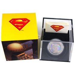 2013 Canada $20 Superman & Metropolis Hologram Fine Silver Coin (TAX Exempt). Coin comes with all or