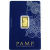 Image 1 : PAMP Suisse 2.5 Gram .9999 Fine Gold Bar in Sealed Plastic (TAX Exempt)