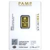 Image 2 : PAMP Suisse 2.5 Gram .9999 Fine Gold Bar in Sealed Plastic (TAX Exempt)