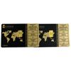 Image 1 : pair of Karat bars 1 Gram .9999 Fine Gold Bars in Hard Plastic Cards. 2pcs (TAX Exempt)