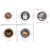 Image 1 : 5x Canada commemorative proof coins: 2003 Gold plated 1-cent ( scuffed), 2002 Jubilee  50-cent, 1952