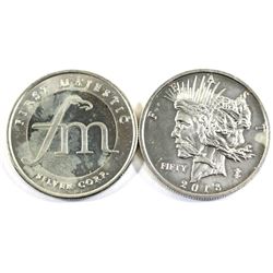 2018 Zombucks &  First Majestic 1oz .999 fine silver rounds (Tax Exempt). Coins are toned. 2pcs