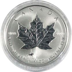 1998 Canada Royal Canadian Mounted Police (RCMP) Privy Mark 1oz. Silver Maple Leaf Set (TAX Exempt)