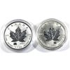 Image 1 : 2004 RCM Privy & 2017 Canada 150 Privy mark 1oz Silver Maple Leaf( Tax Exempt) 2pcs